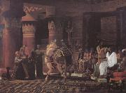 Pastimes in Ancient Egypt 3000 Years Ago (mk23) Alma-Tadema, Sir Lawrence